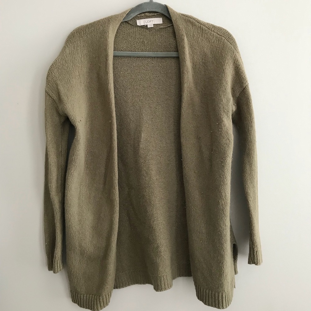 Olive LOFT open cardigan
